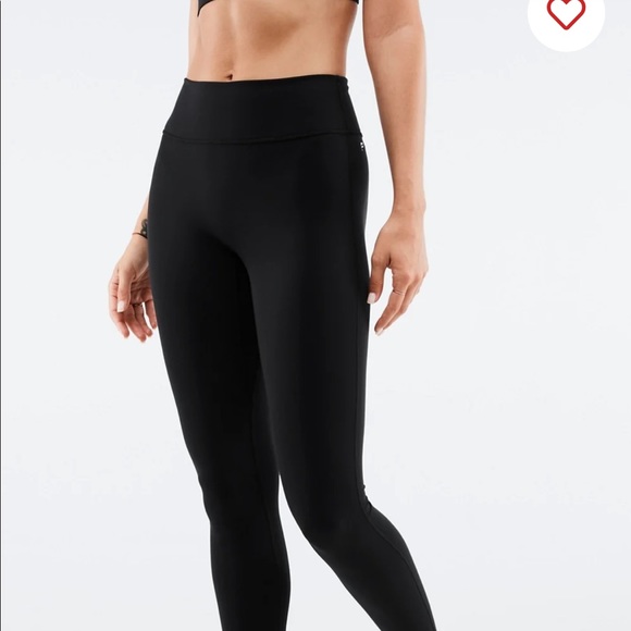 Fabletics Anywhere High Waisted Leggings Motion365 Black Large - Picture 5 of 6